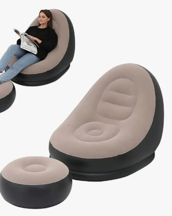 SILLA INFLABLE CON DESCANSA PIES